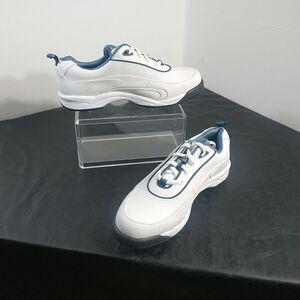 Women's SZ 9M Footjoy Greenjoys 48721 Lace-up Soft Spike Golf Shoes Scuff On Toe